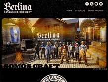 Tablet Screenshot of cervezaberlina.com